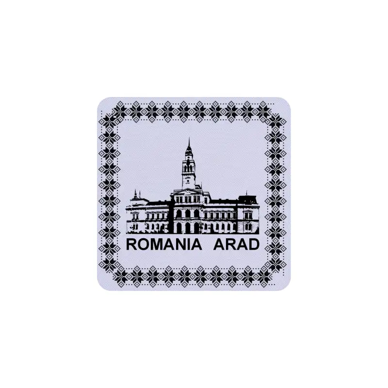 Arad romania, suporti coster din lemn, model 007v